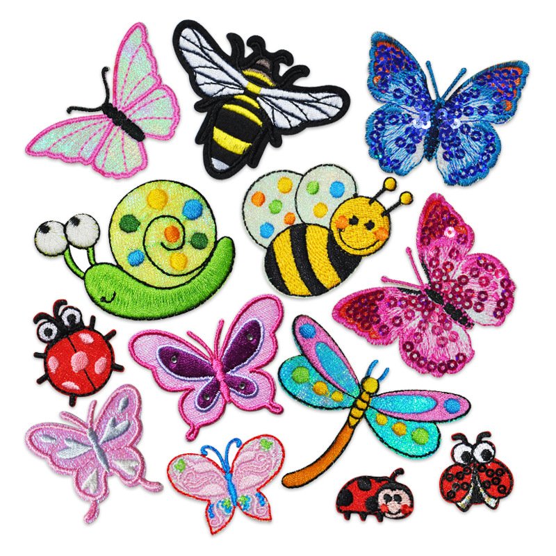 embroidery sticker cartoon animal cloth sticker embroidery cloth sticker accessories embroidery sticker Patches sticker